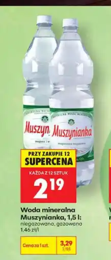 Biedronka Woda niegazowana Muszynianka oferta