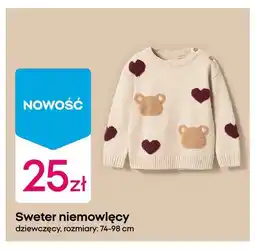 Pepco Sweter niemowlęcy dziewczęcy oferta