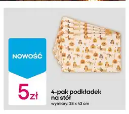 Pepco 4-pak podkładek na stół 28x43 cm oferta
