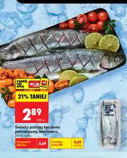 Biedronka Świeży pstrąg tęczowy patroszony Marinero oferta