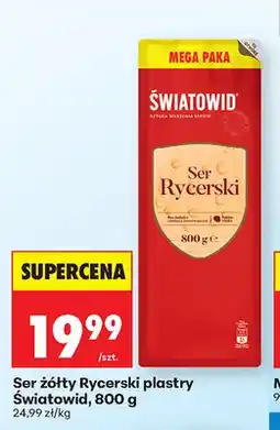 Biedronka Ser żółty Rycerski plastry Światowid oferta