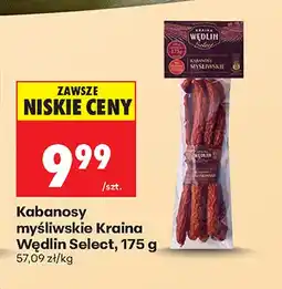 Biedronka Kabanosy myśliwskie Kraina Wędlin Select oferta