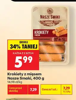 Biedronka Krokiety z mięsem Nasze Smaki oferta