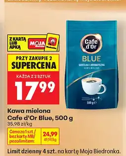 Biedronka Kawa mielona Cafe d'Or Blue oferta
