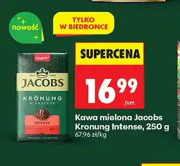 Biedronka Kawa mielona Jacobs Kronung Intense oferta