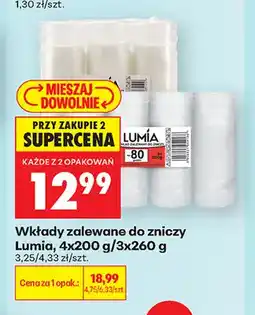 Biedronka Wkłady zalewane do zniczy Lumia 3-pak oferta