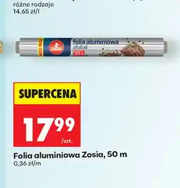 Biedronka Folia aluminiowa Zosia 50 m oferta