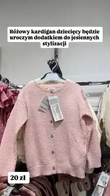 Pepco Kardigan dziecięcy Pepco Baby różowy oferta