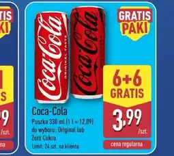 ALDI Napój Coca-Cola oferta