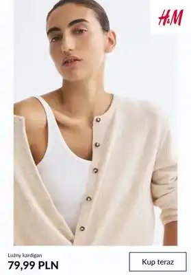 Luźny kardigan H & M