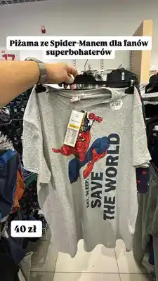 Pepco Piżama męska dwuczęściowa Pepco Spider-Man oferta
