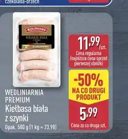 ALDI Kiełbasa biała Wędliniarnia Premium oferta