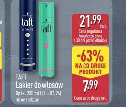 ALDI Lakier do włosów Taft oferta