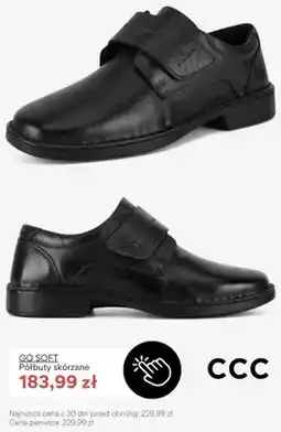 CCC Półbuty skórzane Go Soft oferta