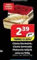 Delfin Ciasto Karmelek Piekarnia Wójcik oferta