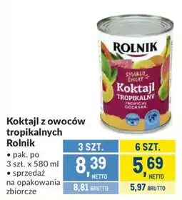 Makro Koktajl z owoców tropikalnych Rolnik oferta