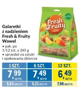 Makro Galaretki z nadzieniem Fresh & Fruity Wawel oferta
