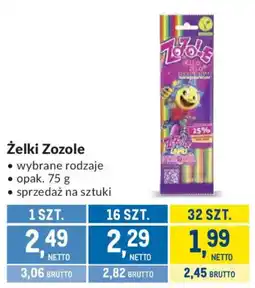 Makro Żelki Zozole oferta