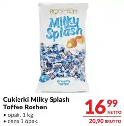 Makro Cukierki Milky Splash Toffee Roshen oferta