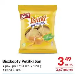 Makro Biszkopty Petitki San oferta