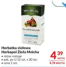 Makro Herbatka ziołowa Herbapol Zioła Mnicha oferta