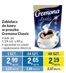 Makro Zabielacz do kawy w proszku Cremona Classic oferta