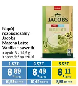 Makro Napój rozpuszczalny Jacobs Matcha Latte Vanilla oferta