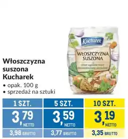 Makro Włoszczyzna suszona Kucharek oferta