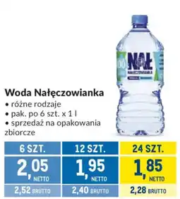 Makro Woda Nałęczowianka oferta