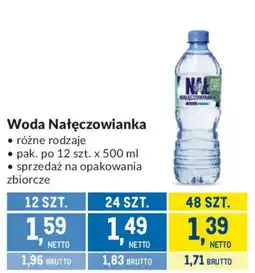 Makro Woda Nałęczowianka oferta