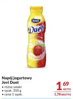 Makro Napój jogurtowy Jovi Duet oferta