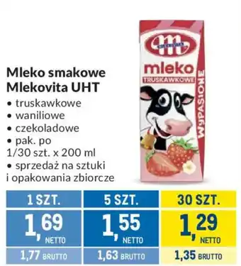 Mleko smakowe Mlekovita UHT