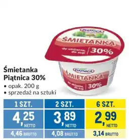Makro Śmietanka Piątnica 30% oferta
