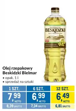 Makro Olej rzepakowy Beskidzki Bielmar oferta