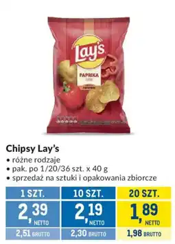 Makro Chipsy Lay's oferta