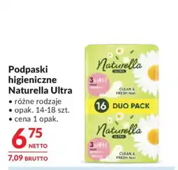 Makro Podpaski higieniczne Naturella Ultra oferta
