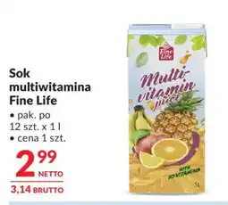 Makro Sok multiwitamina Fine Life oferta
