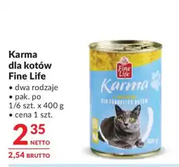 Makro Karma dla kotów Fine Life oferta