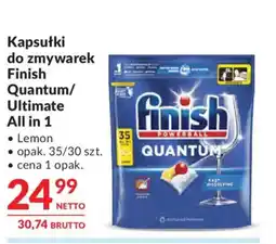 Makro Kapsułki do zmywarek Finish Quantum/Ultimate All in 1 oferta