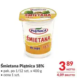 Makro Śmietana Piątnica 18% oferta