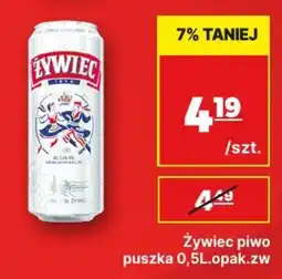 API MARKET Żywiec piwo oferta