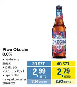 Makro Piwo Okocim 0,0% oferta