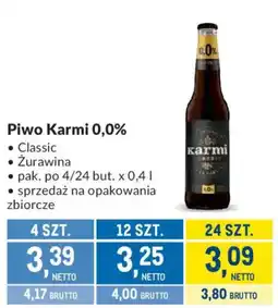 Makro Piwo Karmi 0,0% oferta