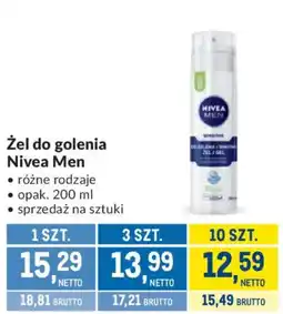 Makro Żel do golenia Nivea Men oferta