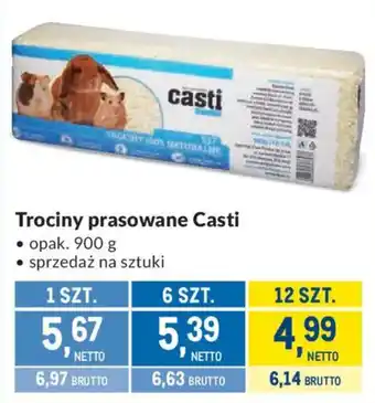 Trociny prasowane Casti