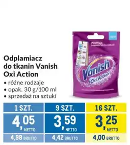 Makro Odplamiacz do tkanin Vanish Oxi Action oferta