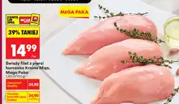 Biedronka Świeży filet z piersi kurczaka Kraina Mięs, Mega Paka oferta