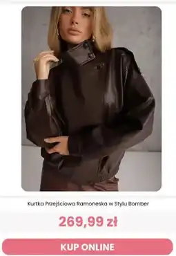 Renee Kurtka przejściowa ramoneska w stylu bomber Reneé oferta