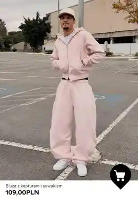 Bluza z kapturem i suwakiem