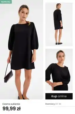 Top Secret Czarna sukienka oferta